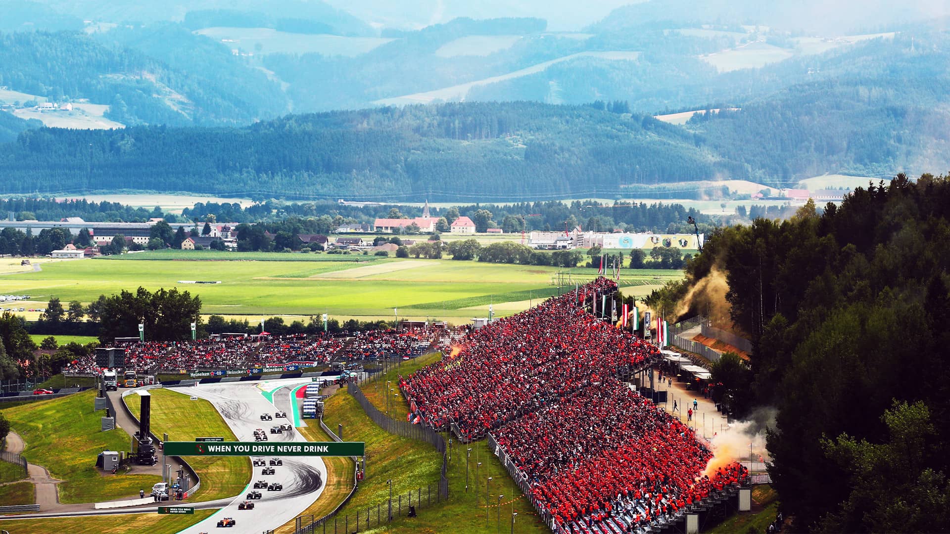 Startopstelling F1 Oostenrijk 2021 Austrian Grand Prix 2021 F1 Race