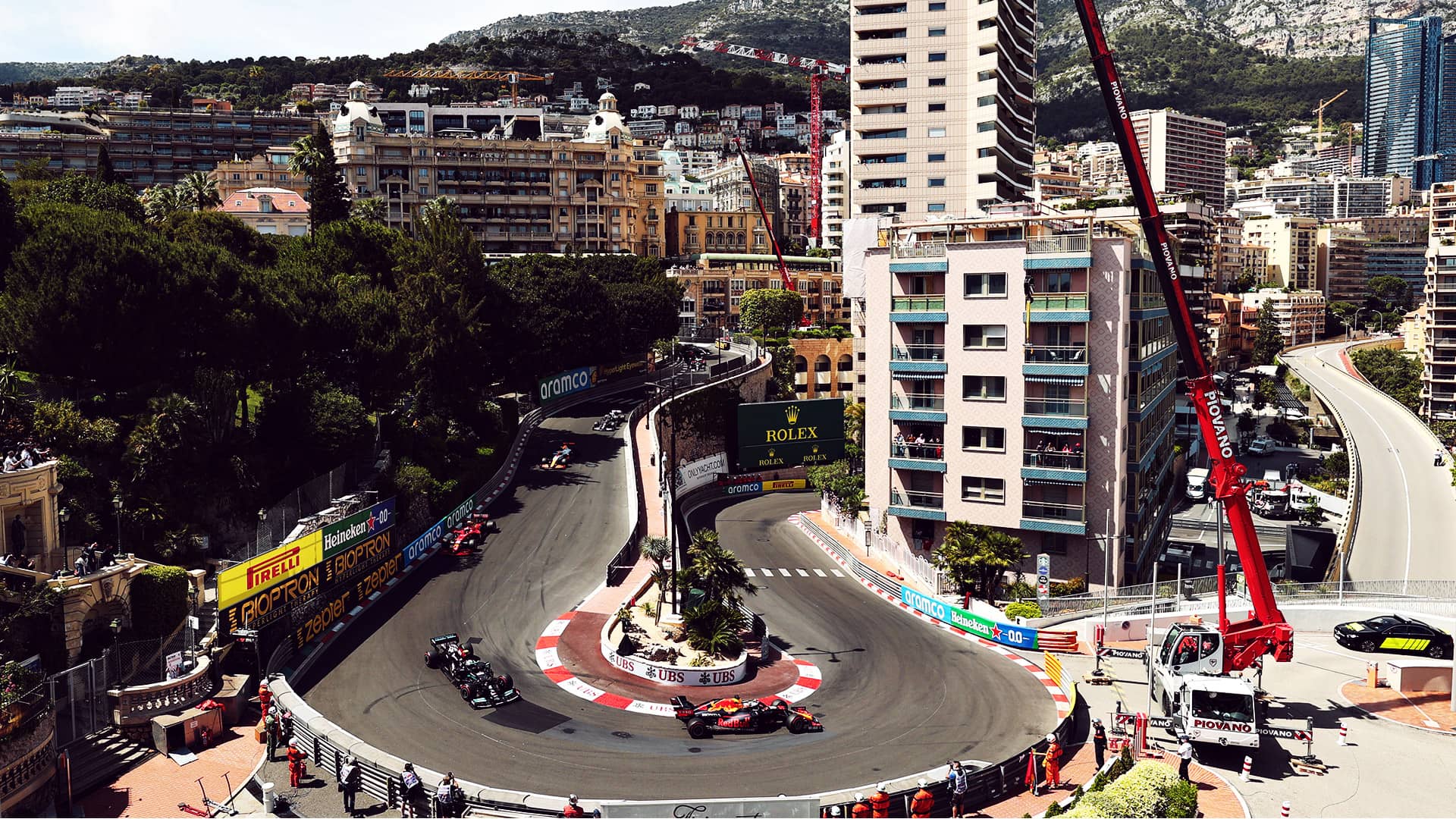 Le circuit de Monaco a très peu changé au fil des années, et est une particularité du Championnat du monde de F1.