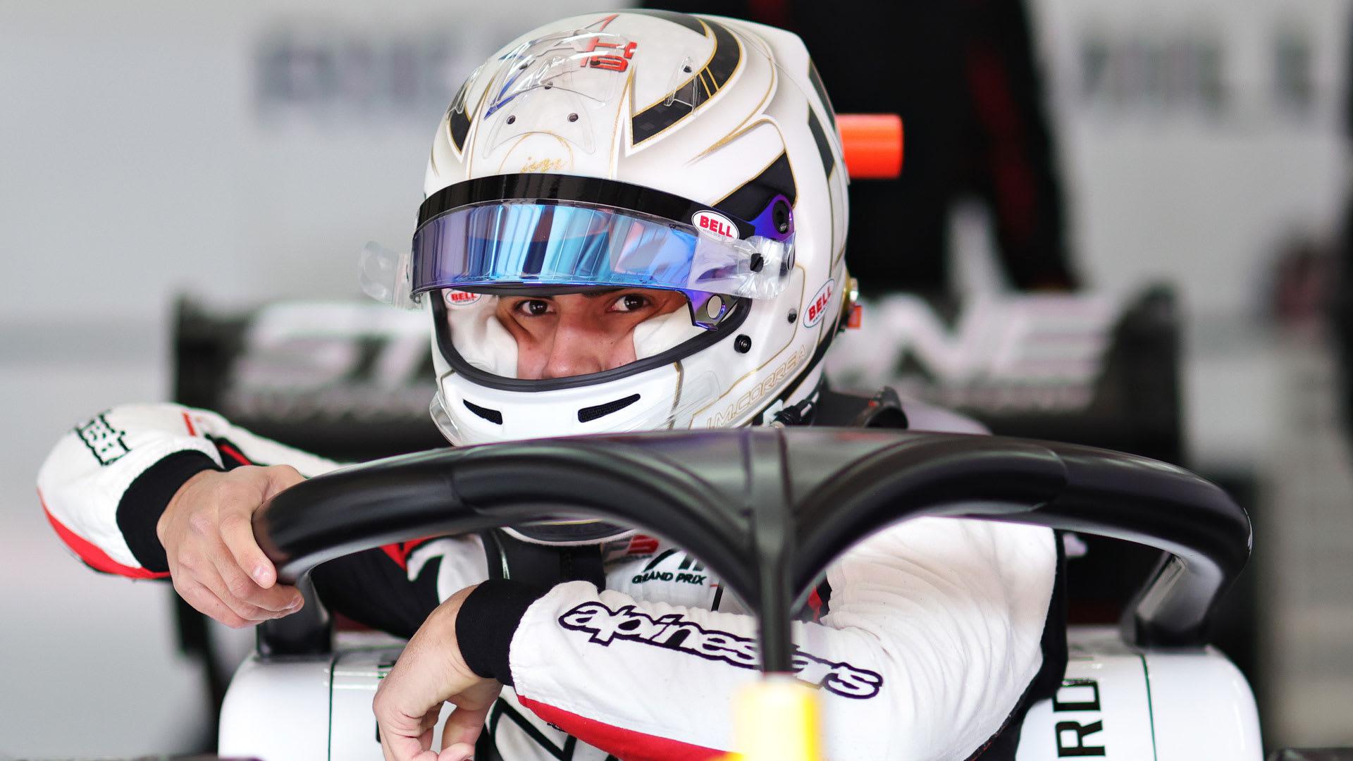 Correa Returns To The Track For The First Time Since Shocking Spa Crash Sporting Hubert Tribute Helmet Formula 1