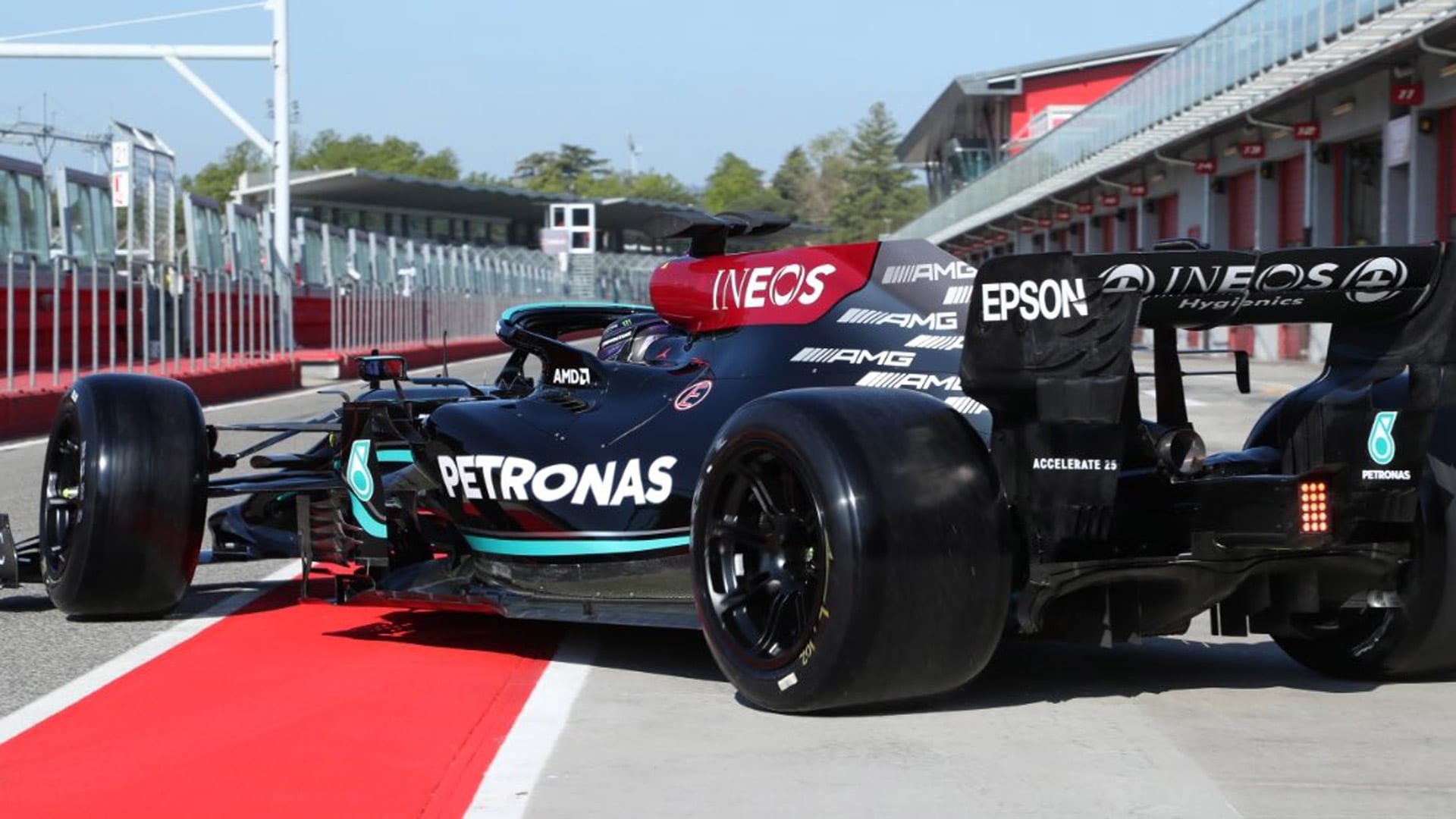Hamilton Latest To Try 18 Inch Tyres As Mercedes Continue 2022 Pirelli Tests At Imola Formula 1