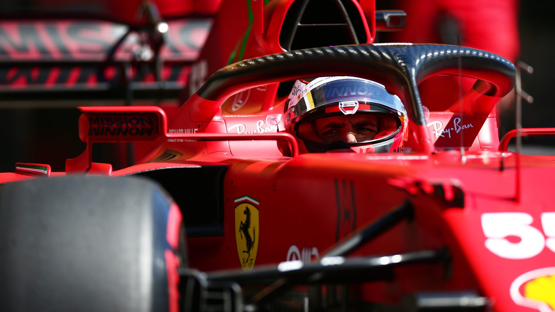 12 Topps Now F1 Formel 1 First Podium for Scuderia Ferrari Carloz Sainz 