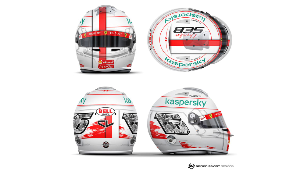 Russell, Grosjean, Leclerc and Vettel among drivers to reveal one-off helmet  designs for Abu Dhabi Grand Prix | Formula 1®