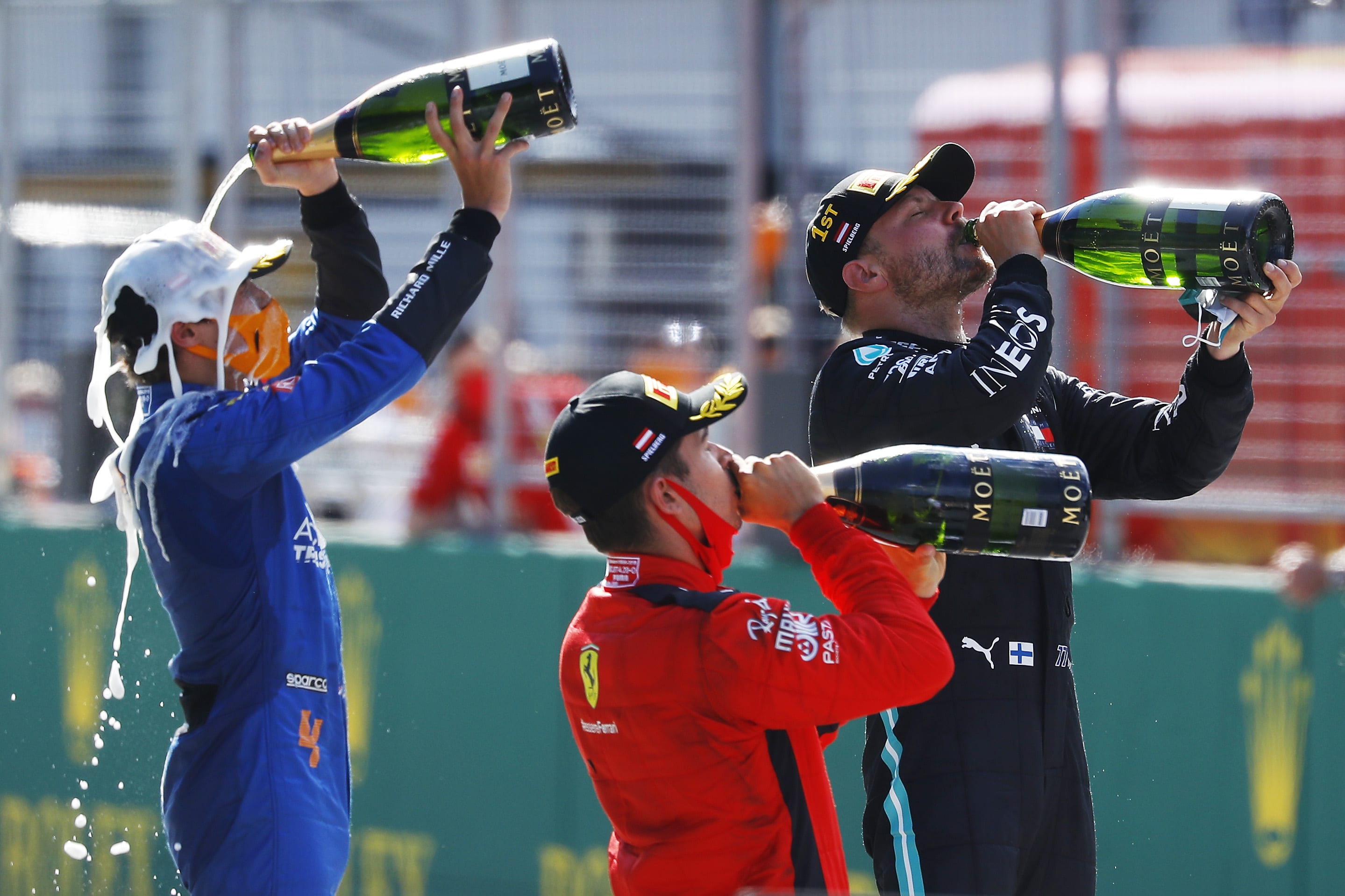 Baron hypocrisy never Austrian Grand Prix 2020 race report and highlights: Bottas beats Leclerc  and Norris to win dramatic first race of 2020 as is Hamilton penalised | Formula  1®