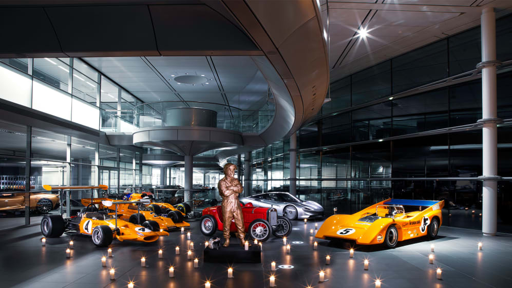 Mclaren Team Honour Founder Bruce Mclaren 50 Years On From His