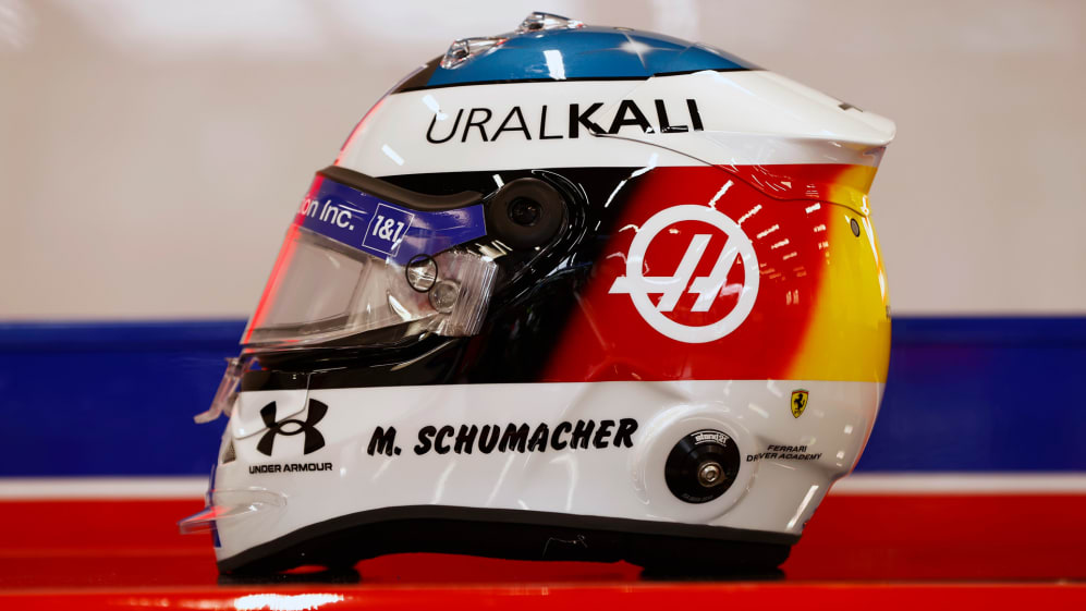 GALLERY: Mick Schumacher marks anniversary of his father's F1 debut with a  special Belgian GP helmet | Formula 1®