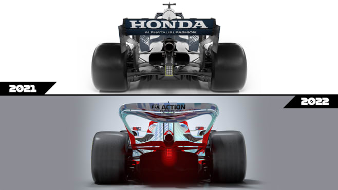 Analysis Comparing The Key Differences Between The 2021 And 2022 F1 Car Designs Formula 1