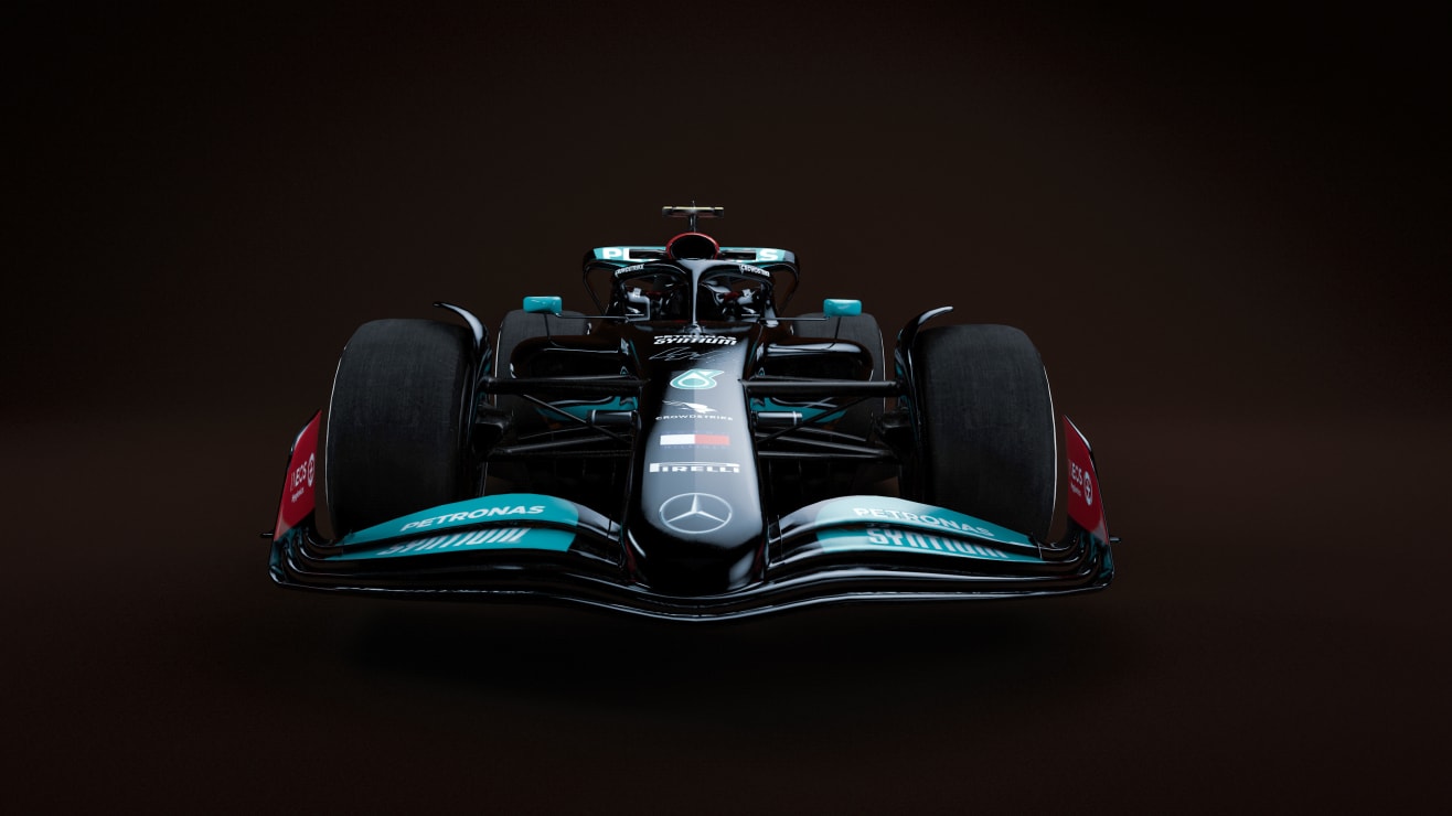2022 Mercedes F1 Car Front View Free HD Images - IMAGEs Portal