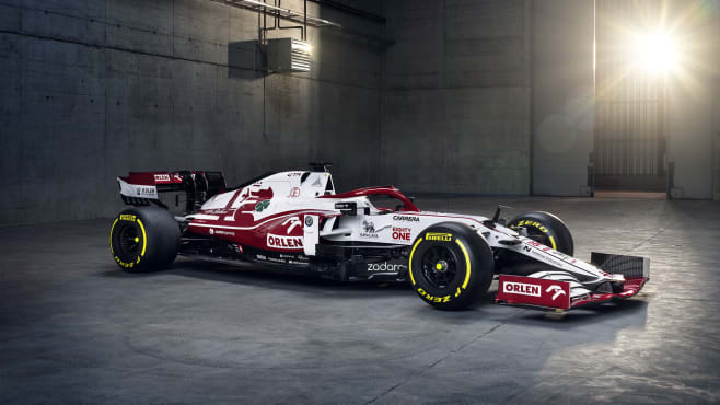 storm Accusation Hold Alfa Romeo C41 revealed: Fresh look for Alfa Romeo as they launch C41 car  for 2021 | Formula 1®