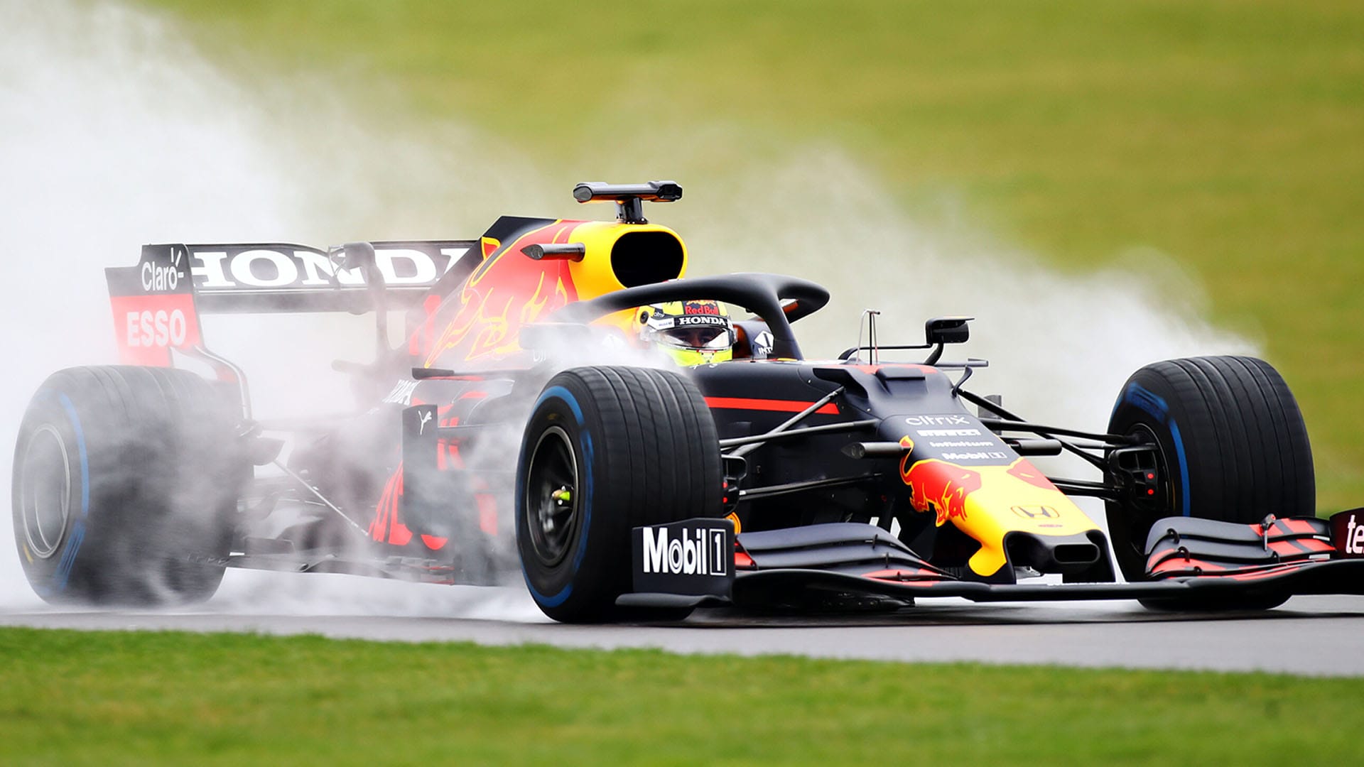 Sergio Perez Makes Red Bull Test Debut In 19 Car Ahead Of Rb16b Shakedown Formula 1