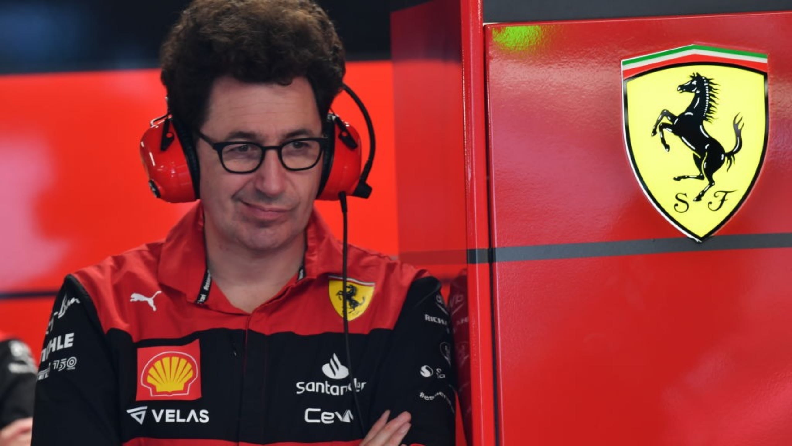 MONTREAL, QUEBEC - JUNE 17: Mattia Binotto, Team Principal Scuderia Ferrari, Ferrari Chief Technical Officer seen during the F1 Grand Prix of Canada at Circuit Gilles Villeneuve on June 17, 2022 in Montreal, Quebec. (Photo by Paolo Pedicelli ATPImages/Getty Images)