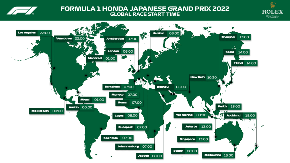What time is the 2022 Japanese Prix and how can I watch it? | Formula 1®