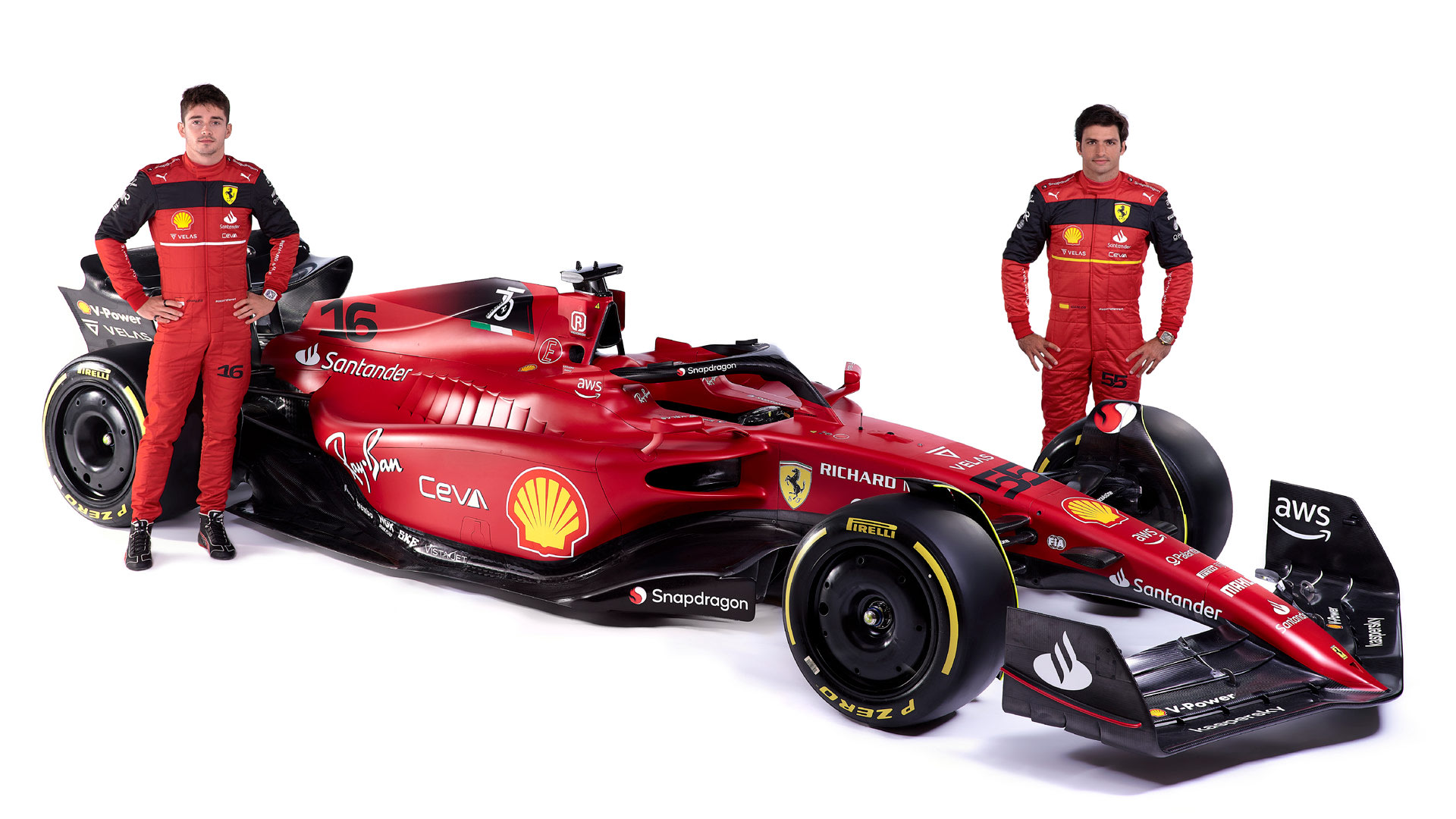 Sainz and Leclerc excited by &#39;radical, extreme&#39; Ferrari F1-75 | Formula 1®