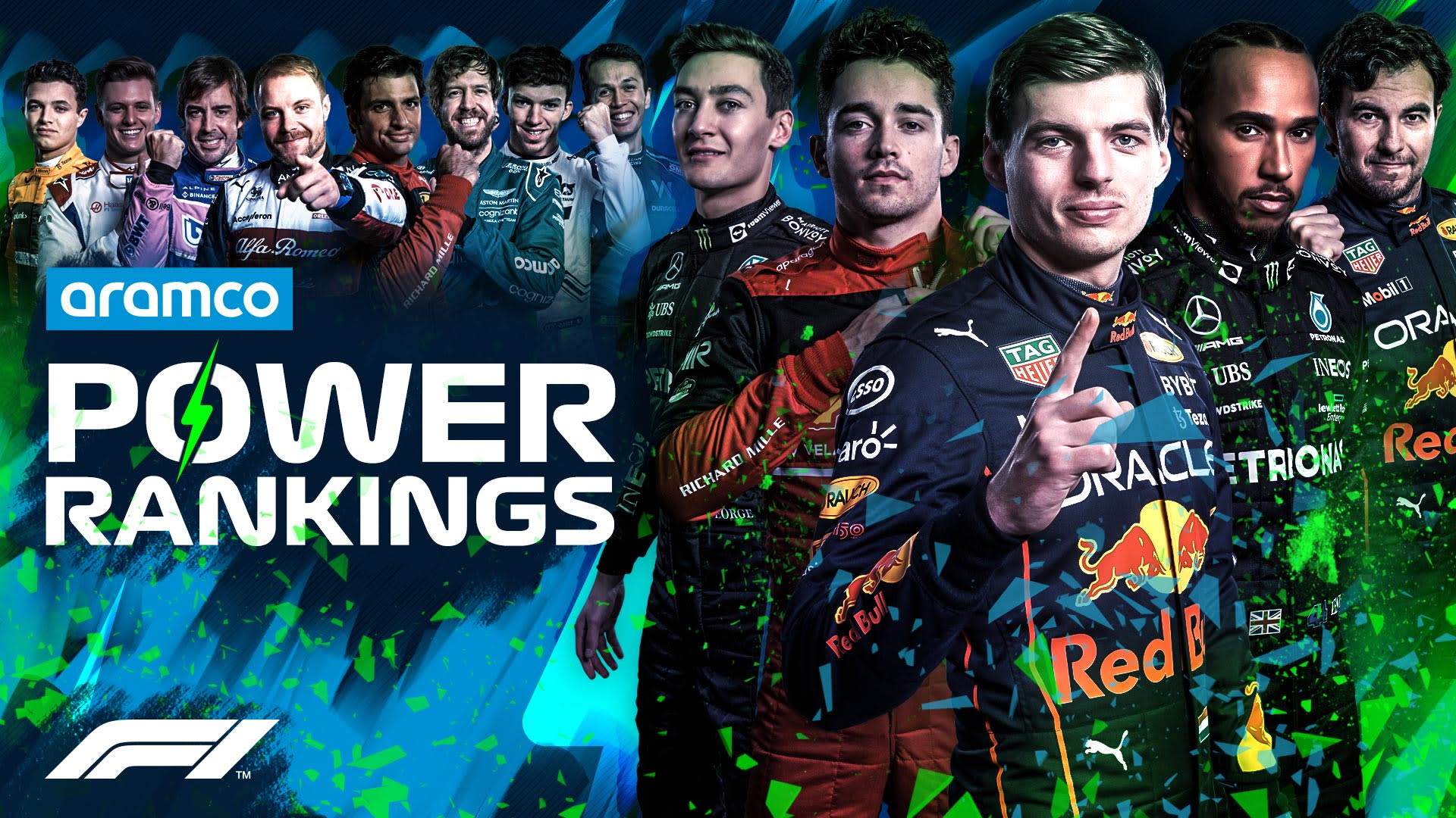 POWER RANKINGS: Las puntuaciones provienen de la carrera final de 2022 en Abu Dhabi