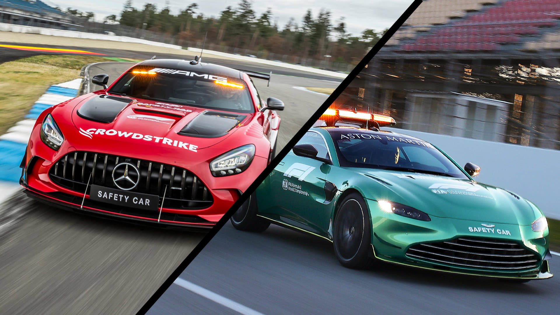 GALLERY: View the brand-new 2022 Mercedes AMG and Aston Martin Safety Cars  | Formula 1®