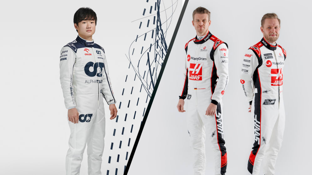 Haas and AlphaTauri reveal new race suits ahead of 2023 season | Formula 1®