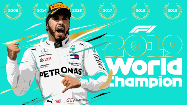 How the world to Lewis Hamilton's sixth world championship | 1®