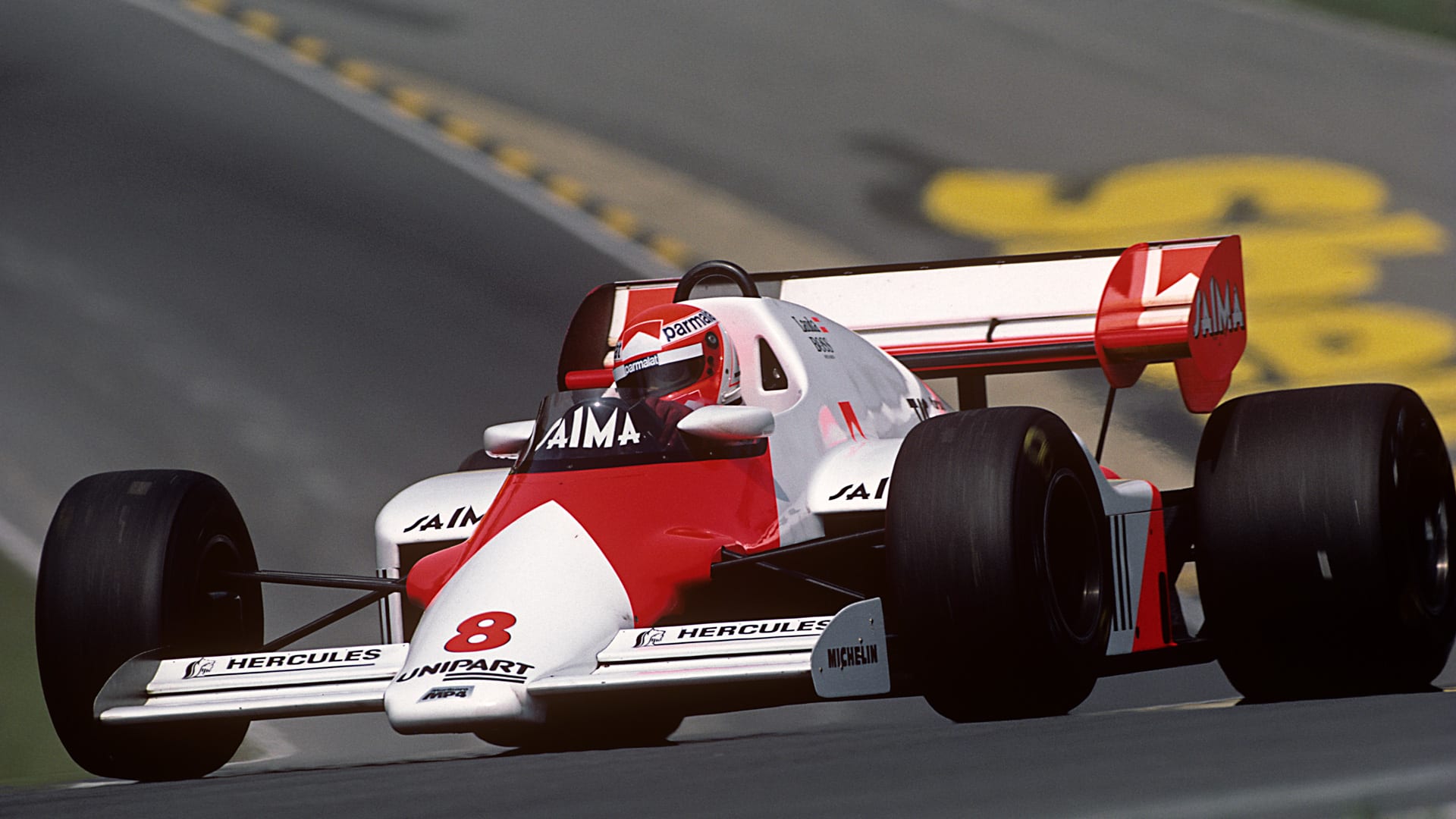NL Marlboro McLaren MP4/2 1984 #8 Niki Lauda GP F1 Zandvoort 