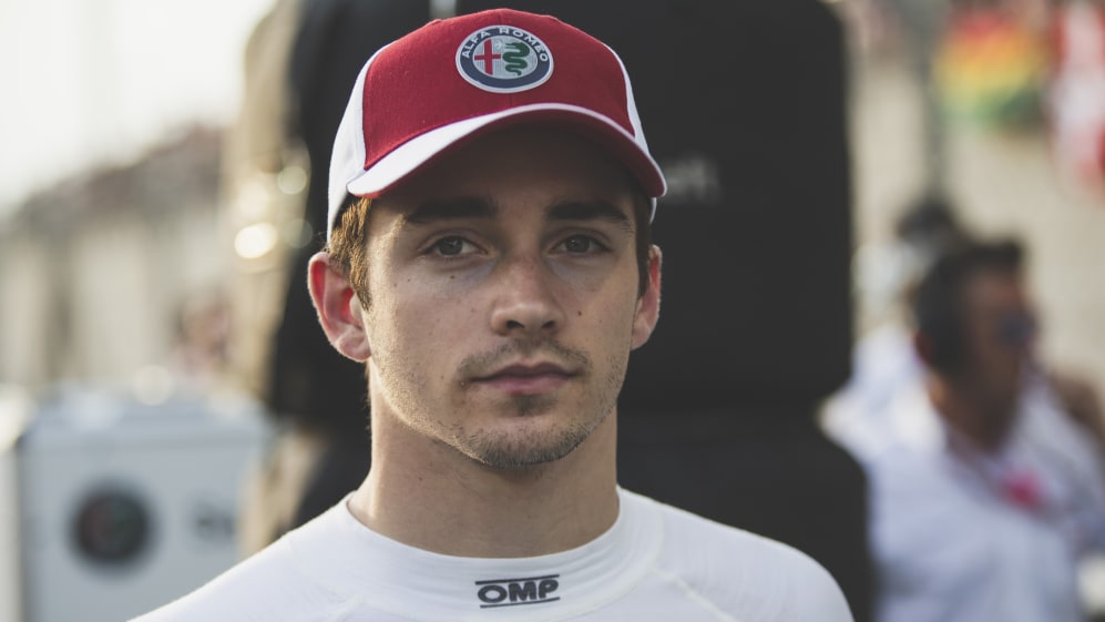charles leclerc crowned rookie of the year at fia prize giving