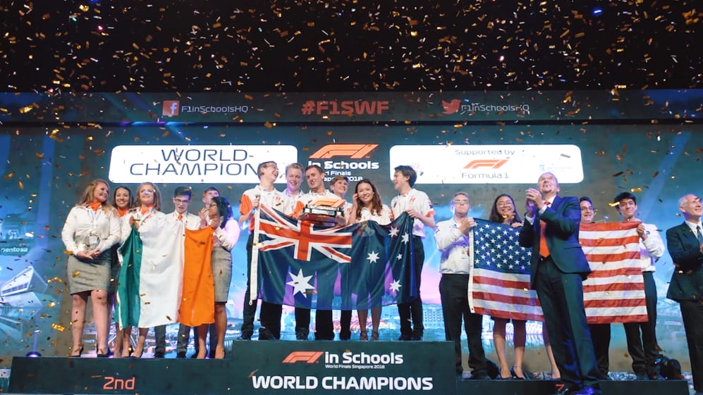 Aspectos destacados de la final mundial de F1 in Schools - Singapur 2018