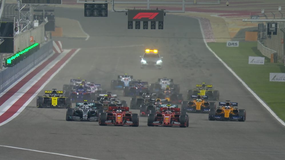 BAHRAIN GP Watch the F1 race start in Sakhir
