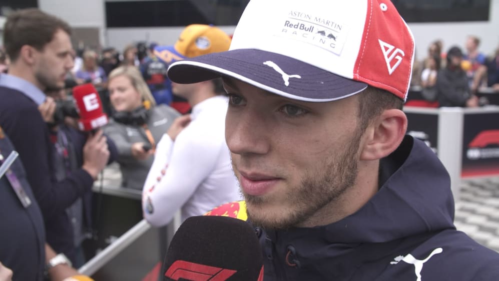 Pierre Gasly The podium wasn't too far away