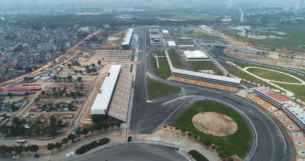 Vietnam Grand Prix: A look at the circuit from above