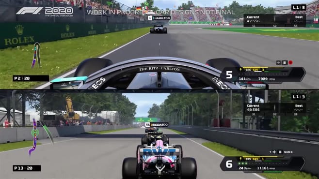 WATCH: New trailer shows off split screen mode in Codemasters' new F1 2020 game |