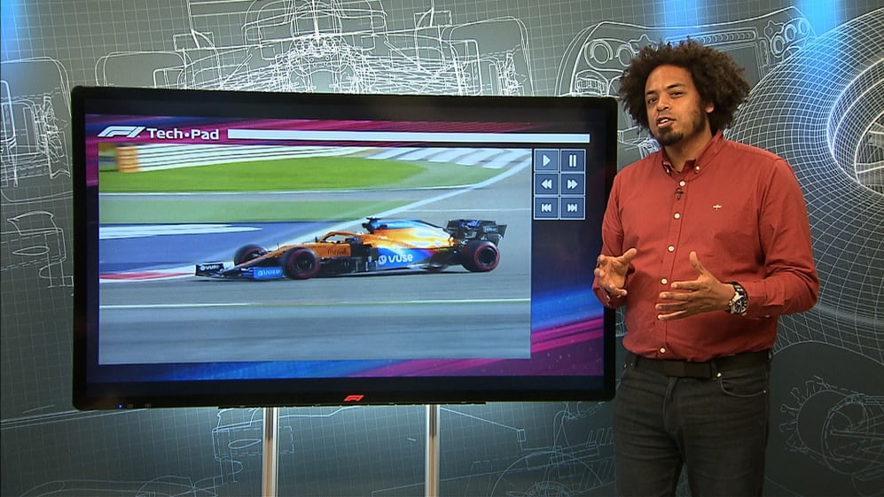 Free preview: Tech Talk at the Bahrain GP - McLaren's MCL35M modifications