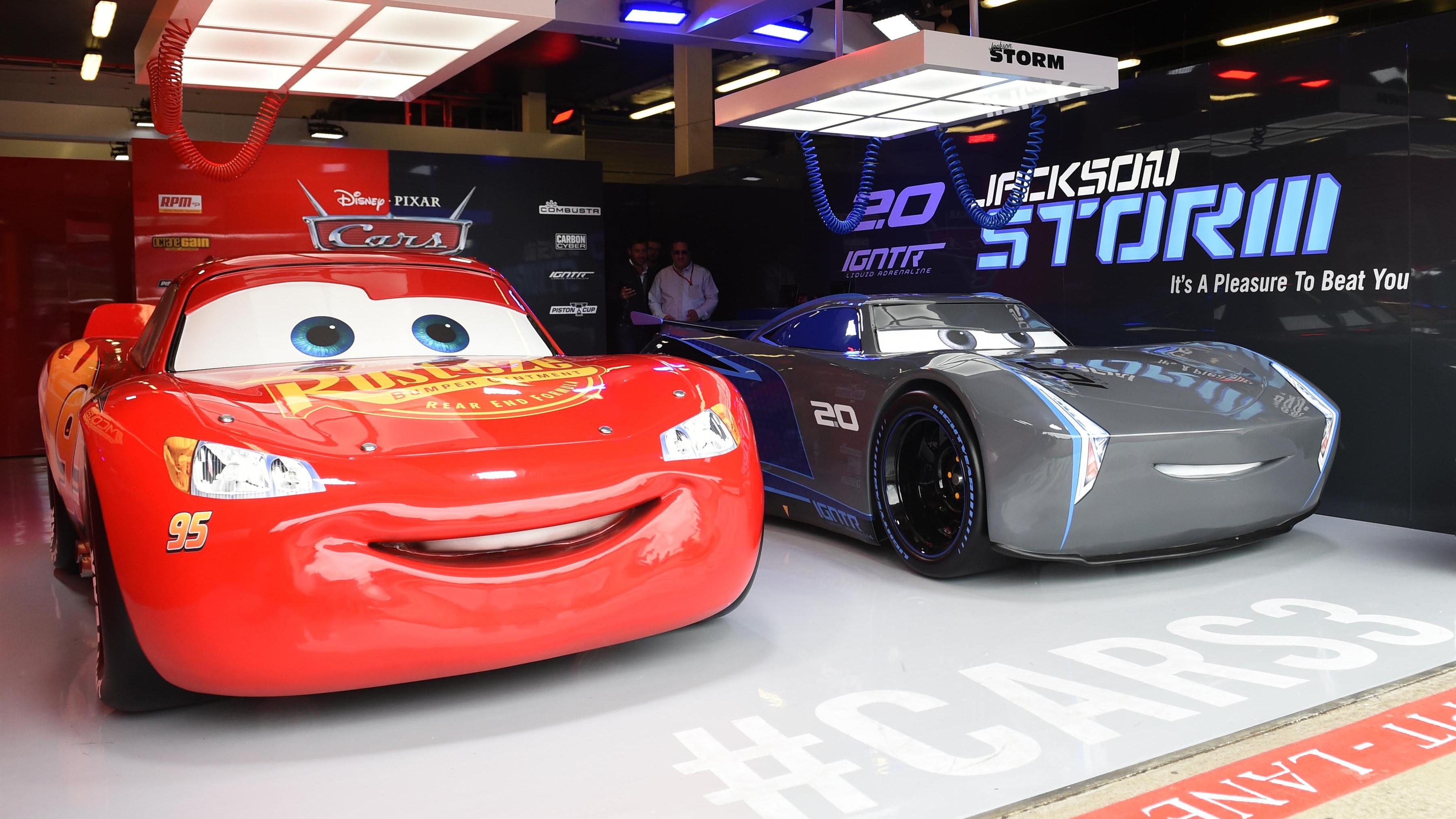 Formula 1 'Cars 3' to Silverstone pit lane