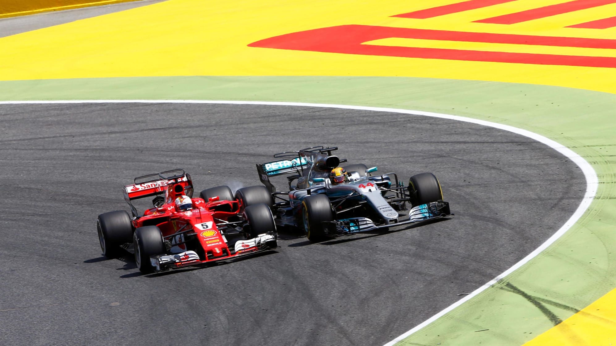 Vettel vs Hamilton, GP Hiszpanii 2017