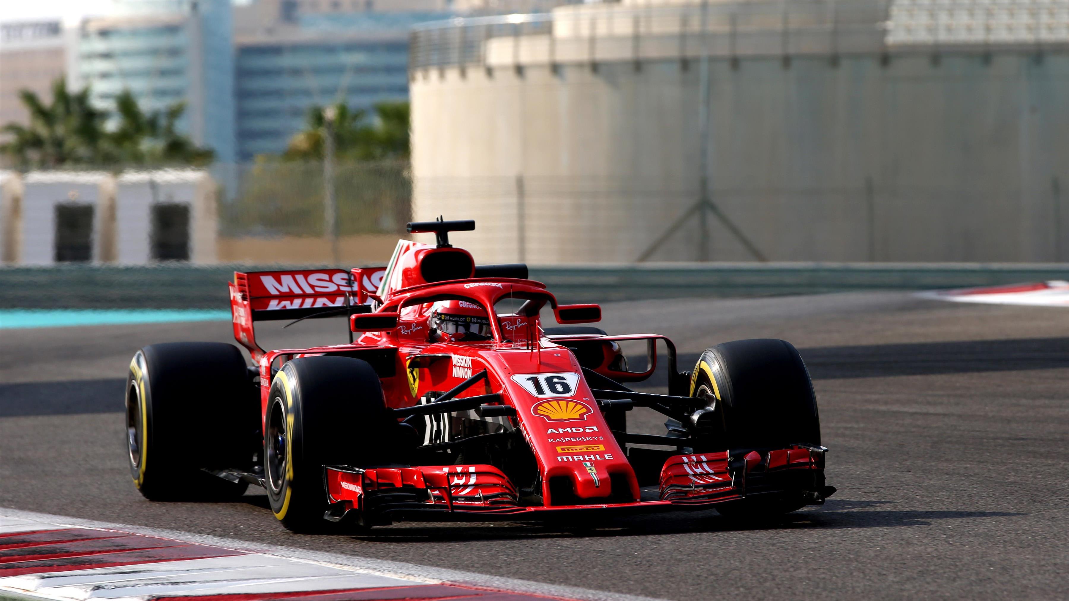 New Ferrari Driver Leclerc Tops Final 18 Test Session In Abu Dhabi Formula 1