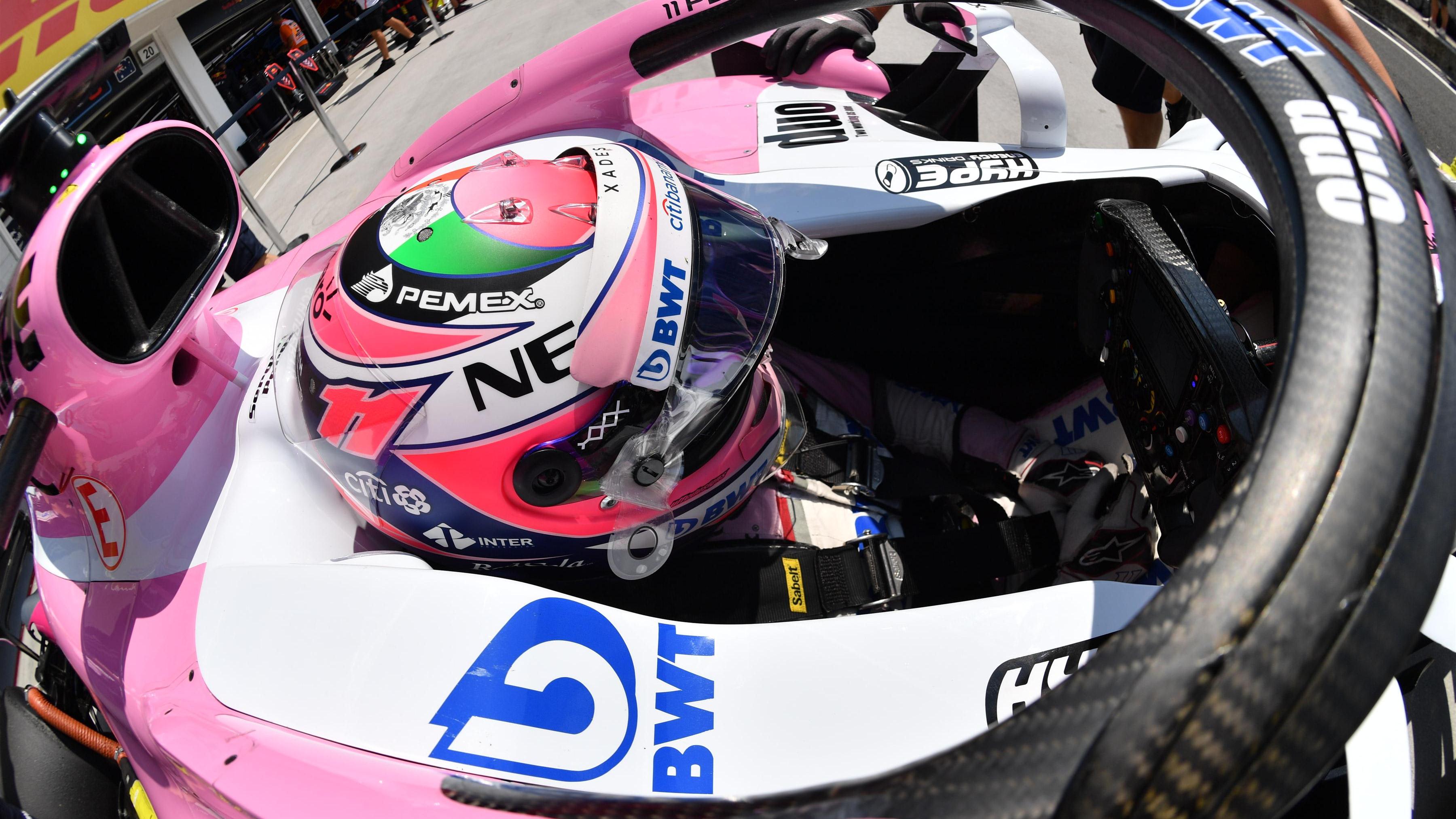 Force India Racing Point F1 Cap Baseballcap Schirmmütze Formel1 Sergio Perez 