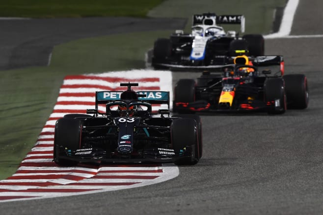 Eerste Race F1 2021 2020 Sakhir Grand Prix Fp1 Report And Highlights Russell Impresses With Quickest Time On First Mercedes Outing As Drivers Get To Grips With Bahrain S Outer Loop Formula 1