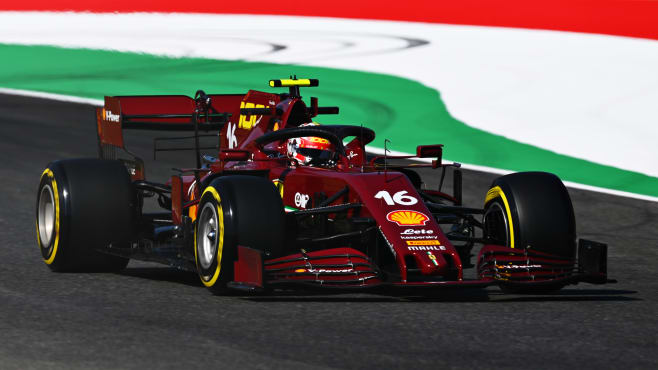 IN PICTURES: Ferrari hit the track with retro-liveried car in Mugello |  Formula 1®