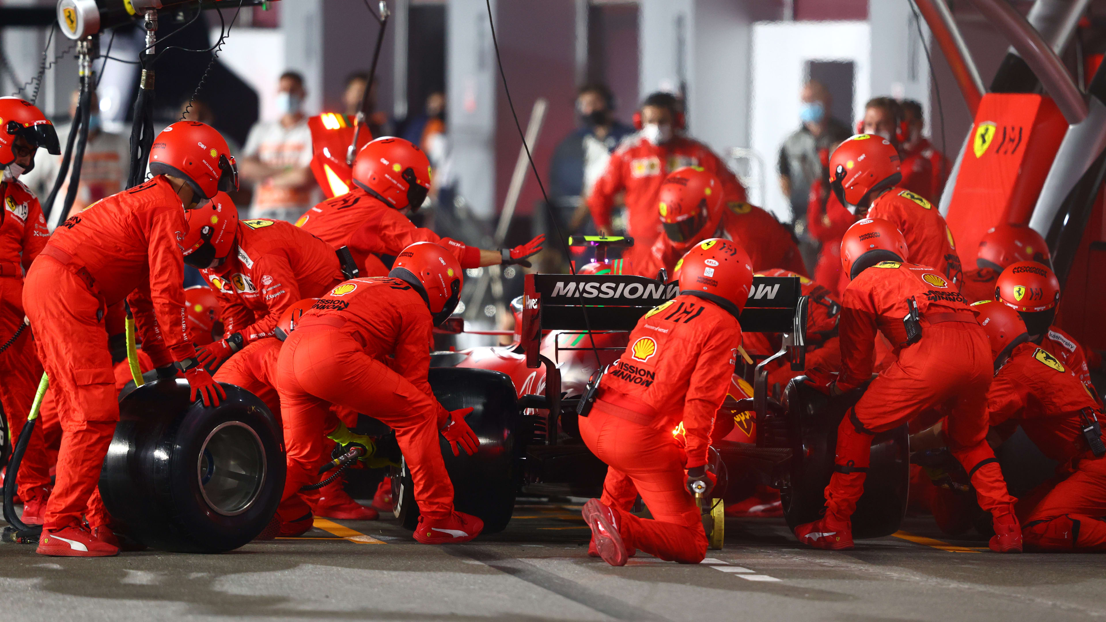 Relief for Ferrari who extend lead over McLaren, despite pit stop issues for Sainz and chassis problems for Leclerc