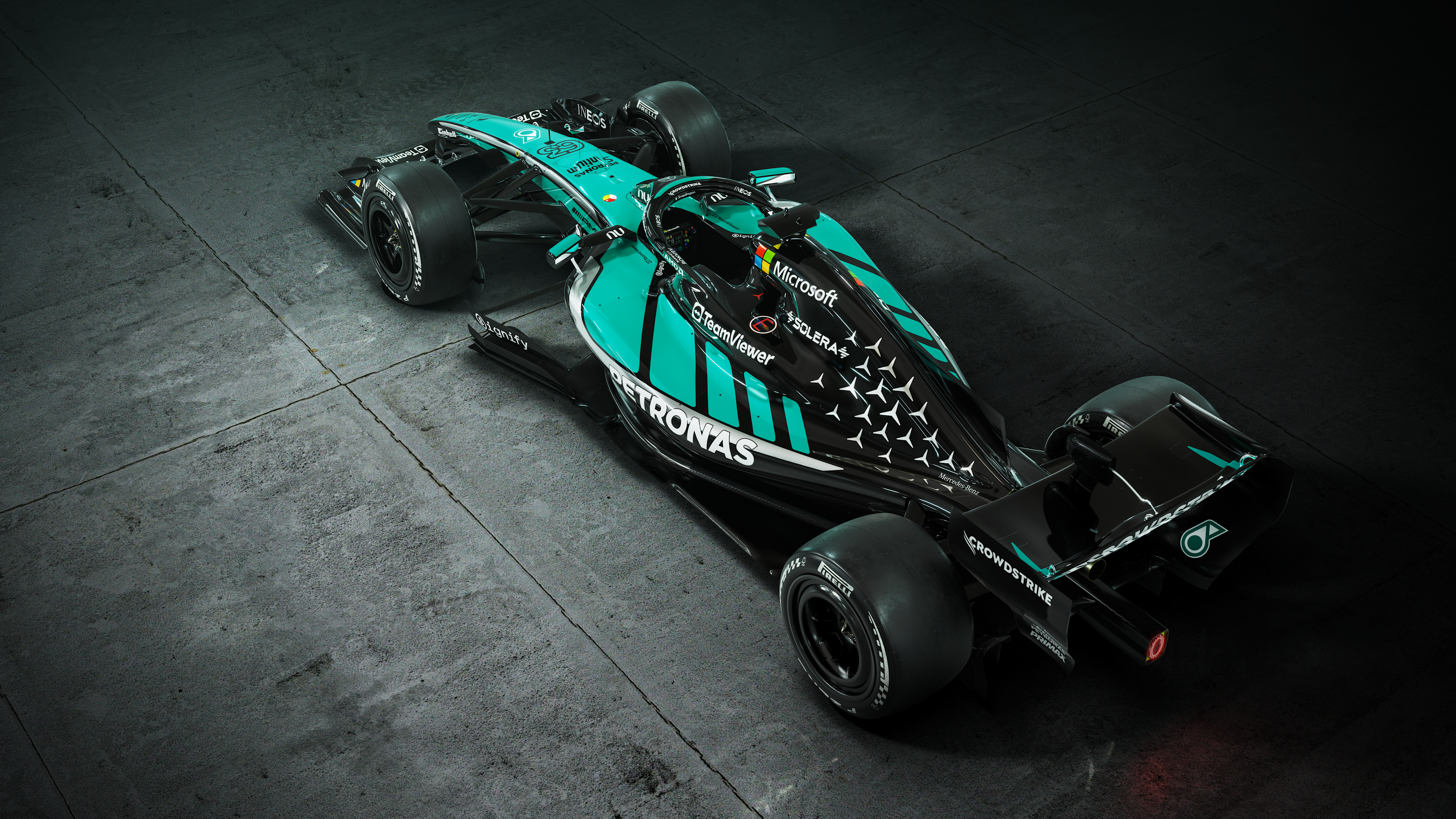 GALLERY: Mercedes reveal special livery for Bahrain Grand Prix in